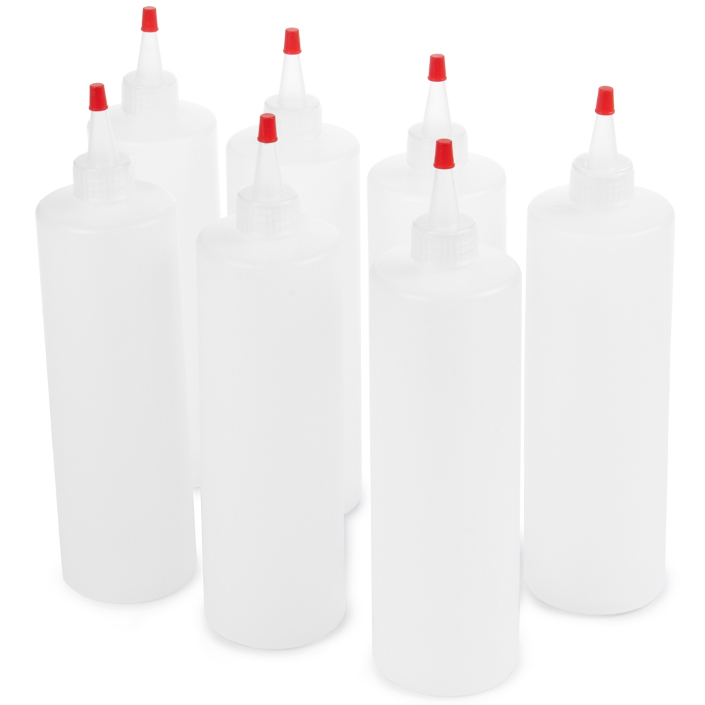 Squeeze Bottles with Lids, 7-pack - 8.5' - Bed Bath & Beyond